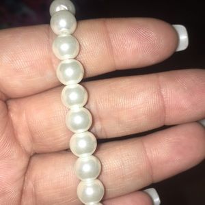 3 Pearl stretchy bracelets. New